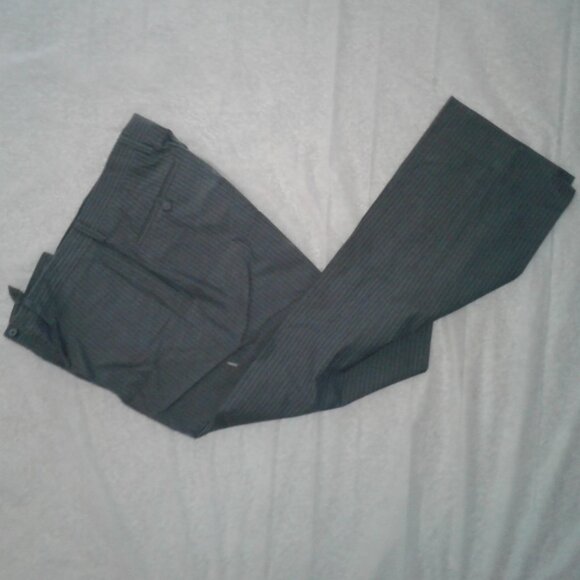 Banana Republic brown pinstripe dress slacks size 34 - Picture 1 of 3